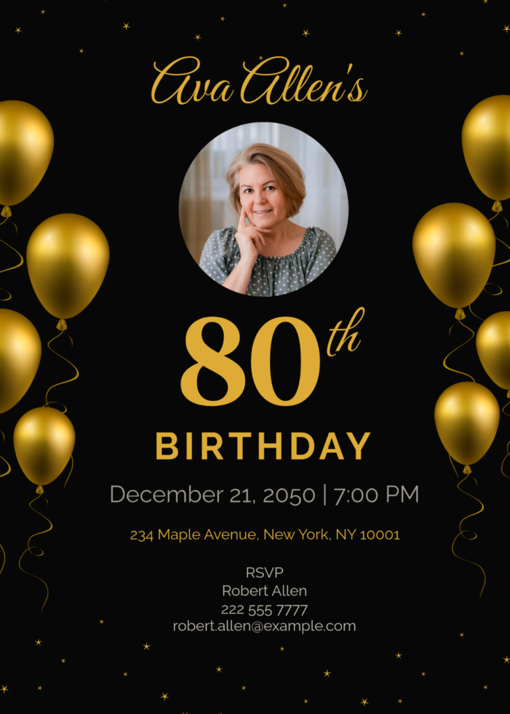 80th Birthday