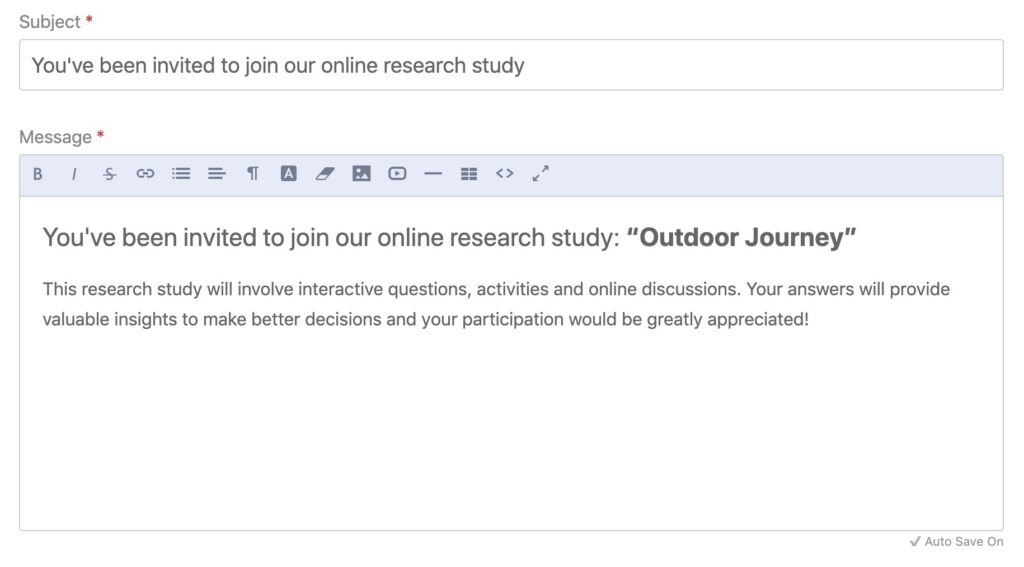 91 Sending Email Invitation