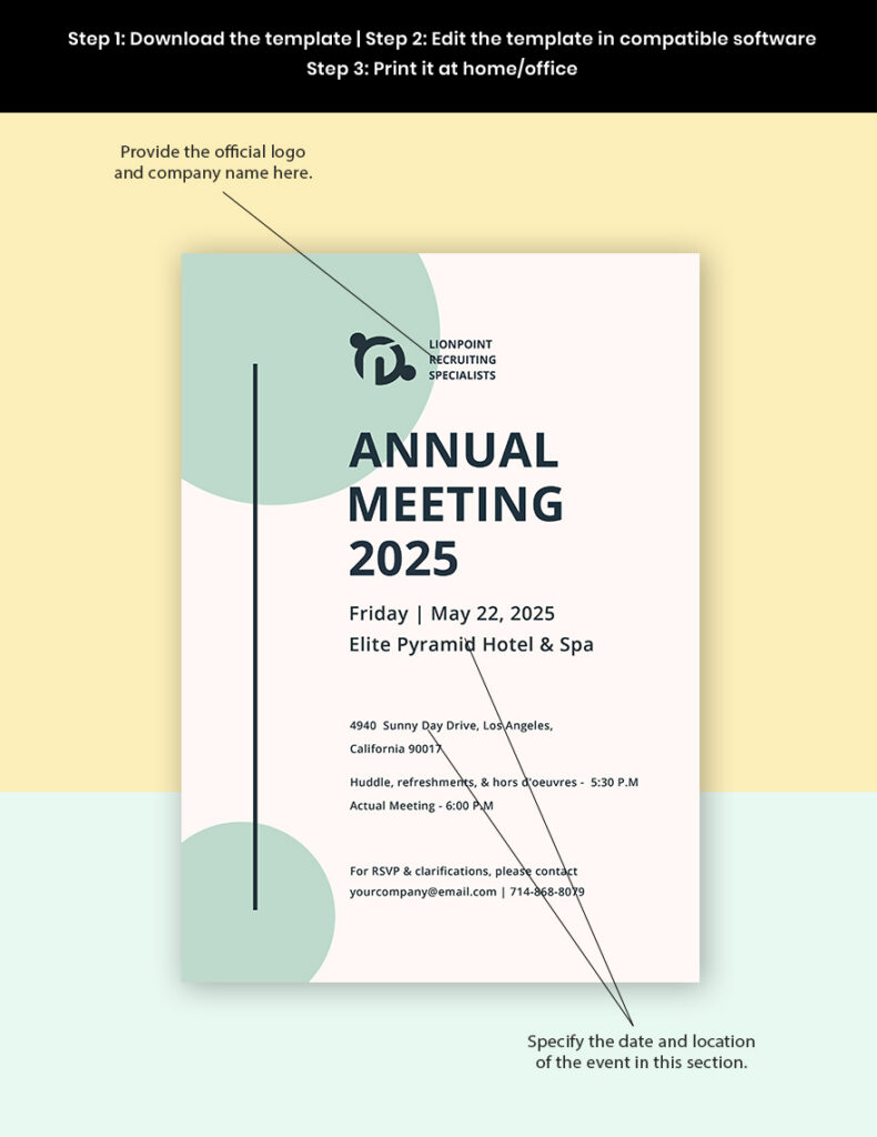 Annual General Meeting Invitation
