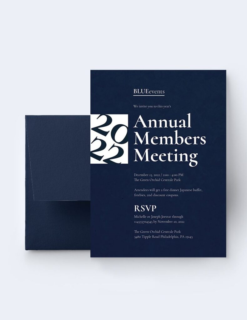 Business Meeting Invitation