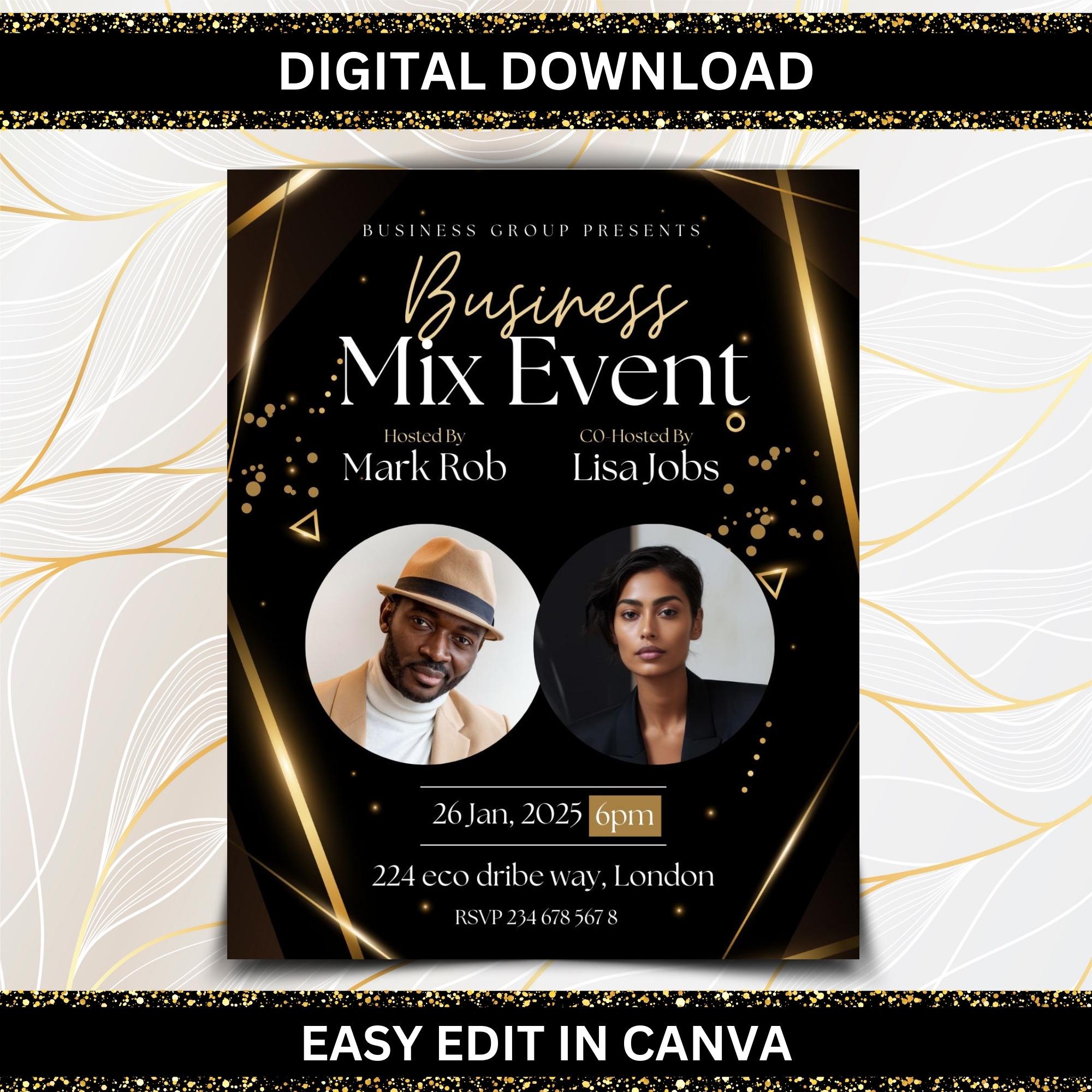 Business Mixer Flyer Networking Event