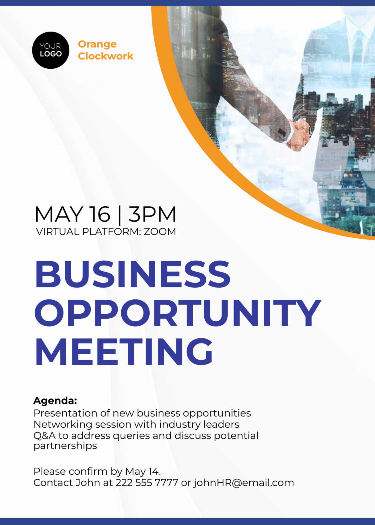 Business Opportunity Meeting Invitation