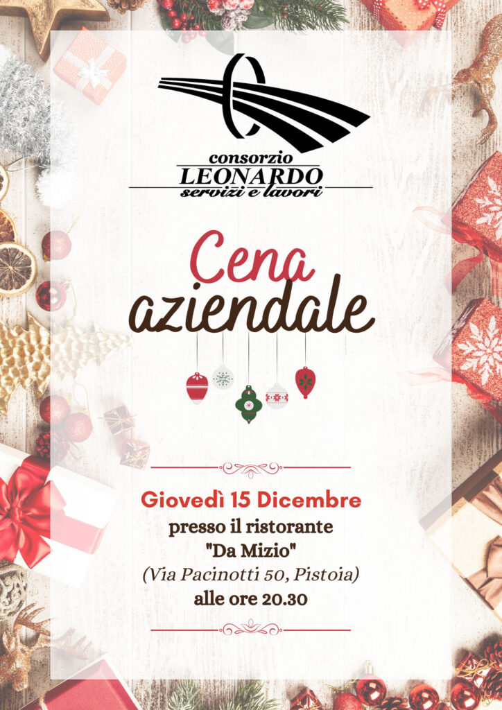 Cena Aziendale 15 Dicembre 2022 Cena Aziendale 15 Dicembre 2022