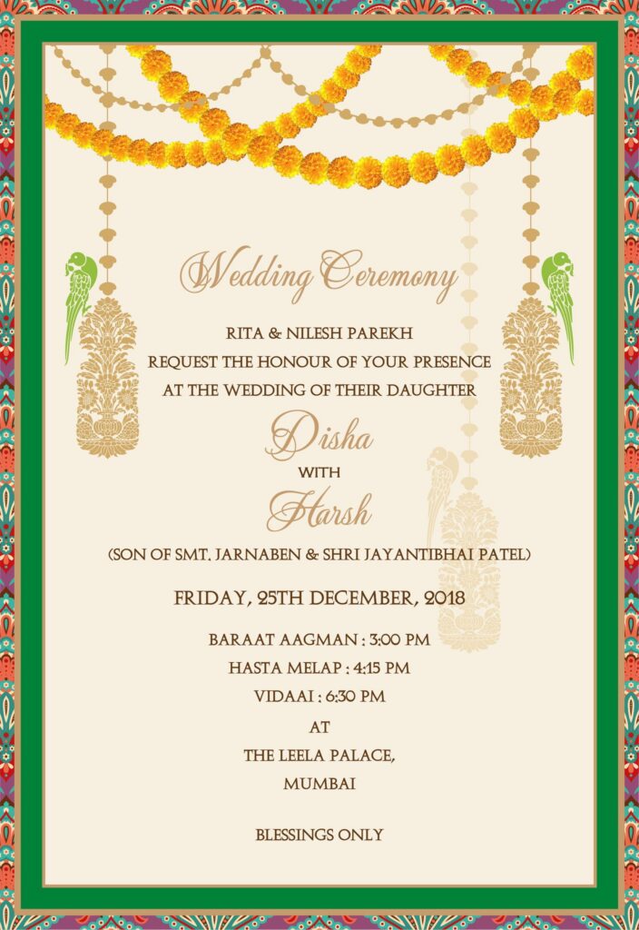 Choose E Invitation Cards Over Traditional Wedding Cards