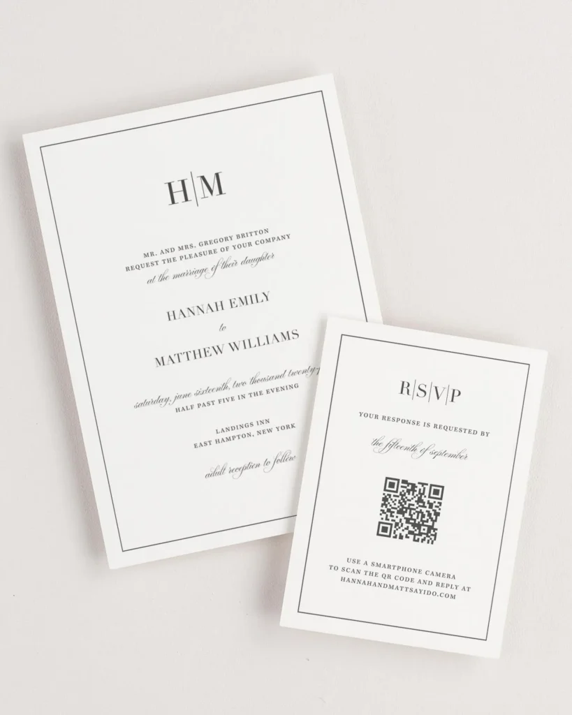 Choosing Your Rsvp Adventure Qr Codes Vs Traditional Response Cards