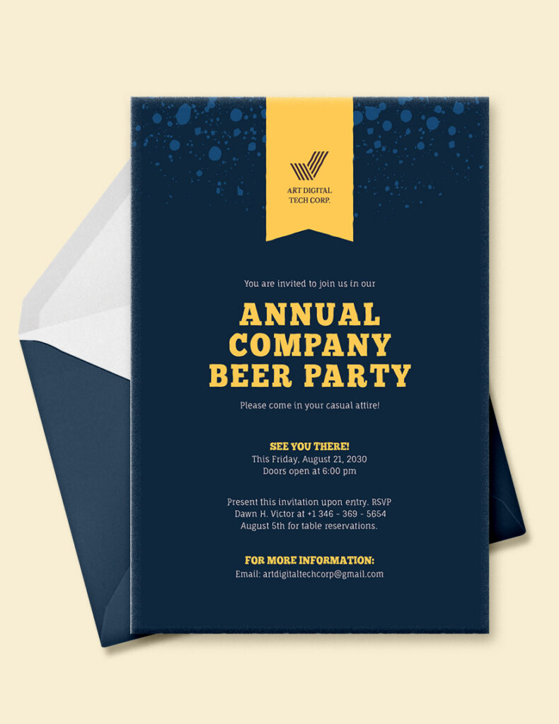 Company Event Invitation Company Event Invitation
