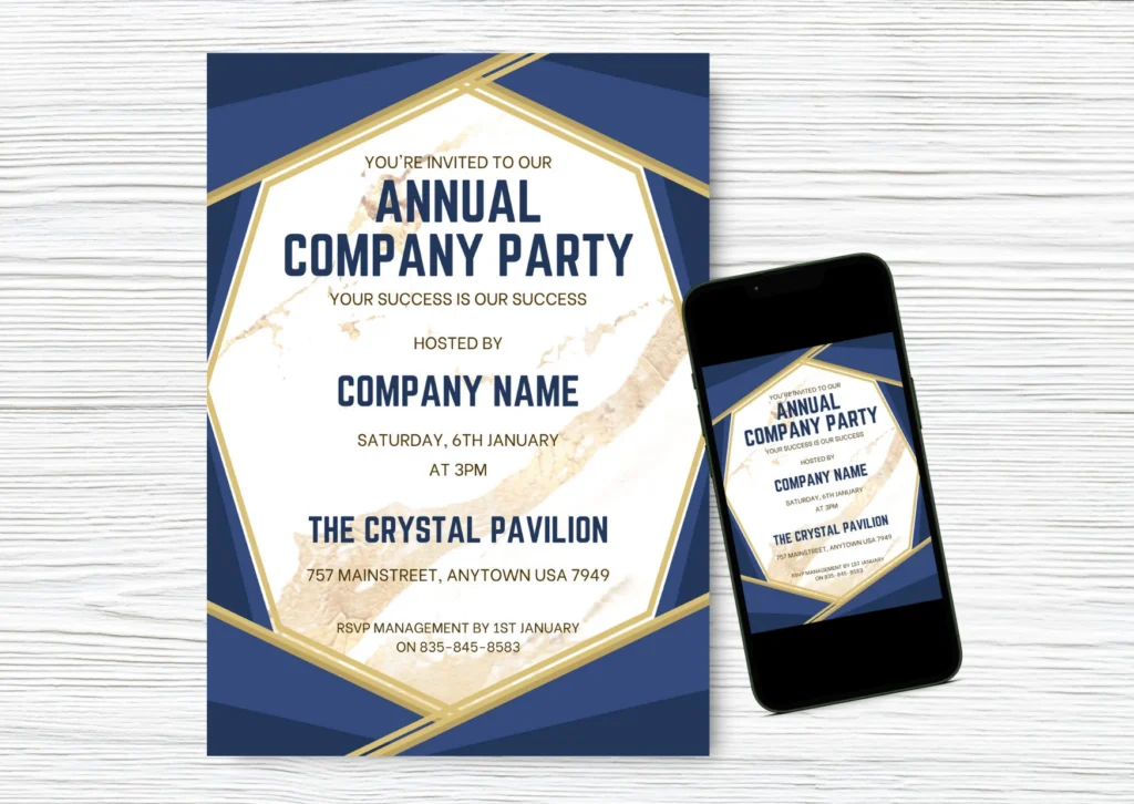 Company Party Invitation Employee