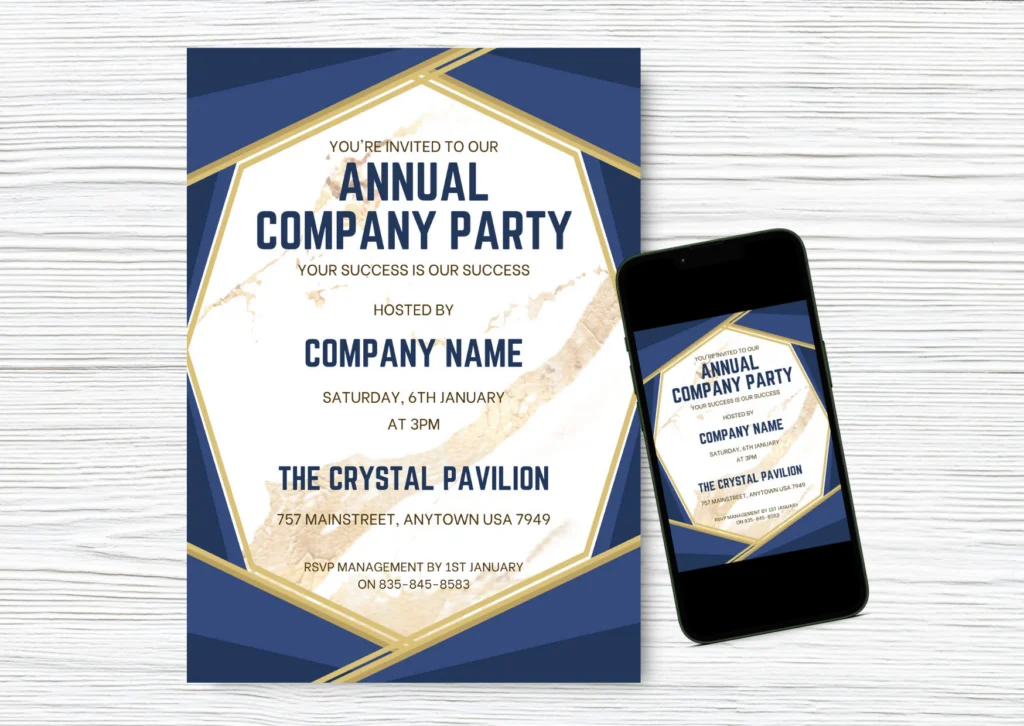 Company Party Invitation Employee