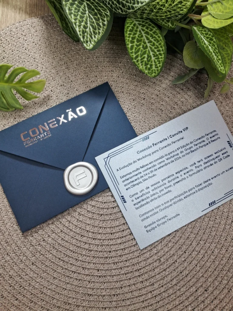 Convite Pequeno Para Evento Corporativo