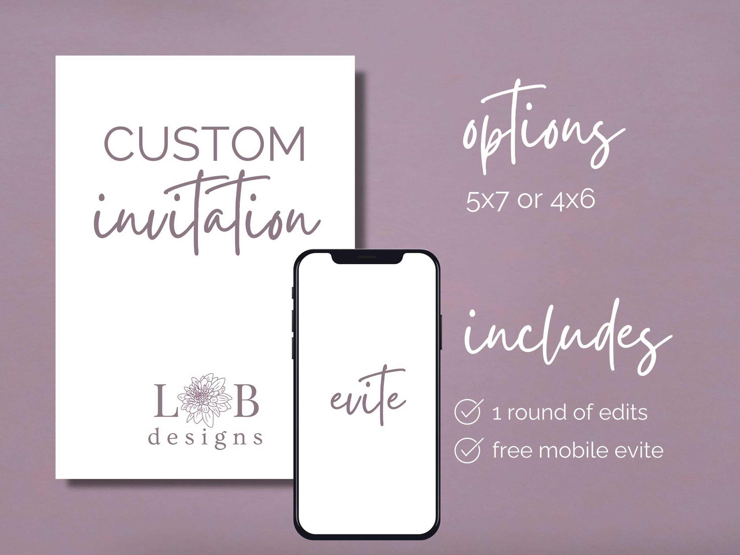 Custom Invitation Design Digital Evite