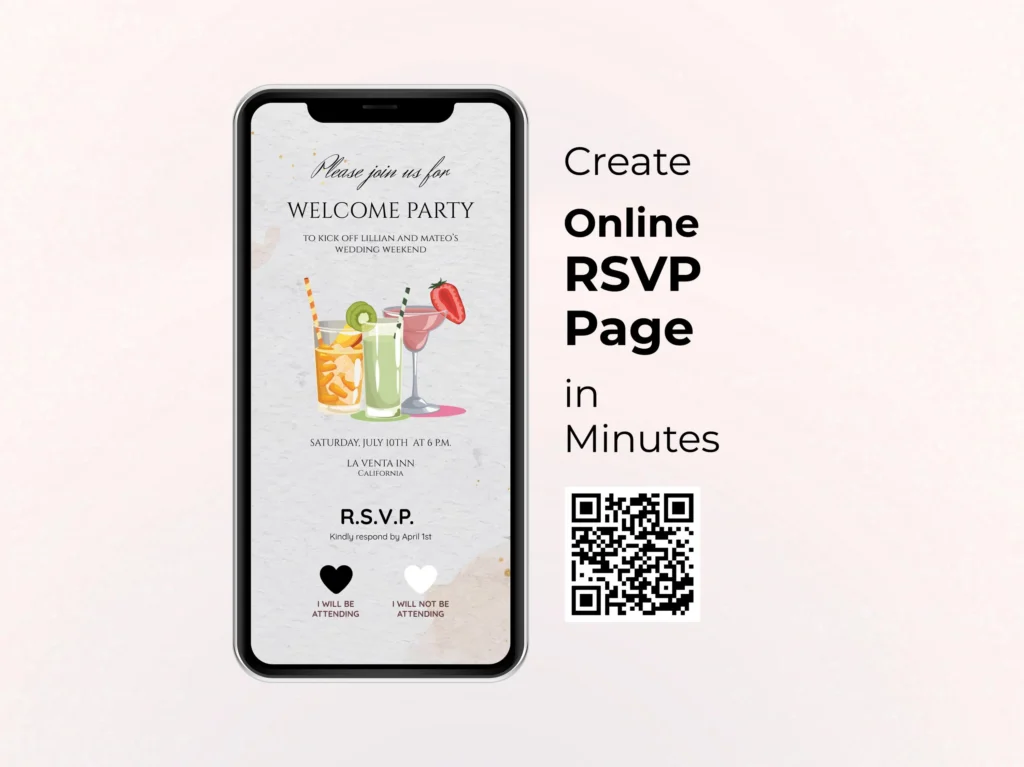 Customizable Wedding Website Online Rsvp