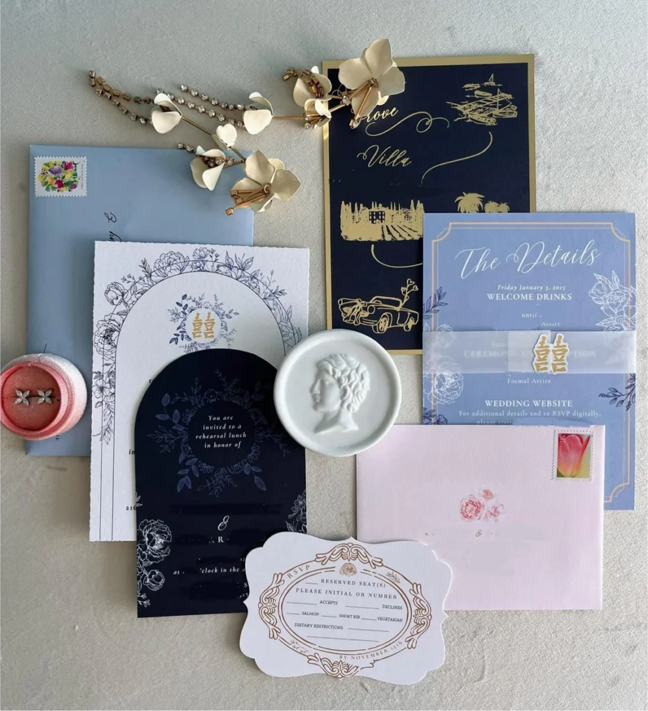 Designed My Own Custom Invite Suite On Canva 600