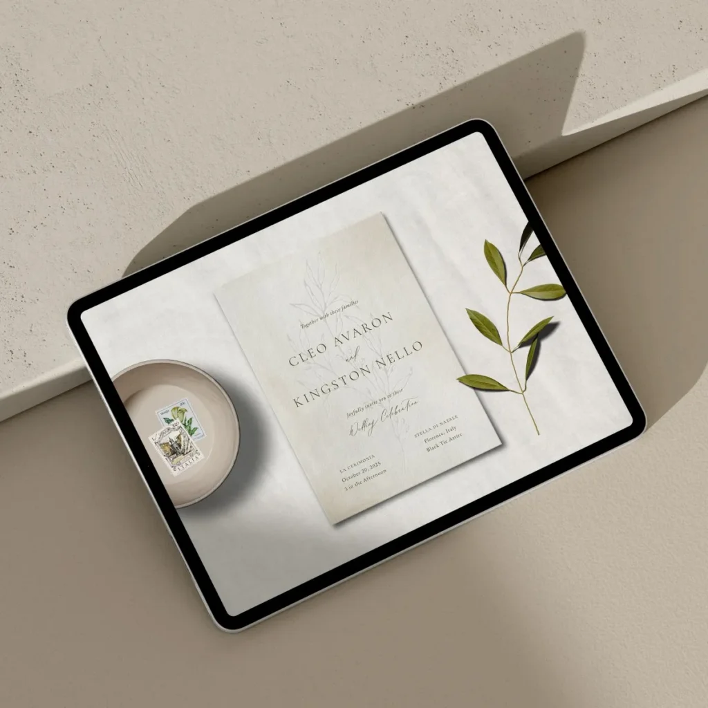Digital Wedding Invitations