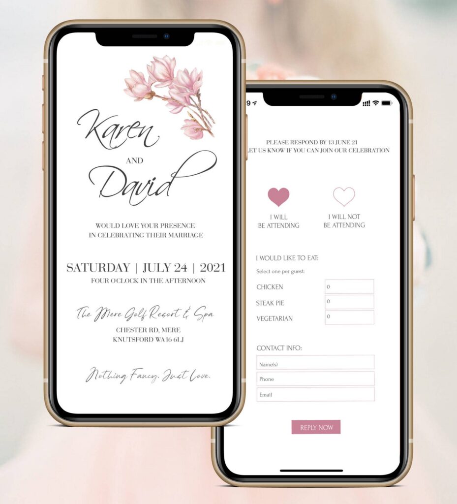 Digital Wedding Invites With Rsvp Digital Wedding Invites With Rsvp