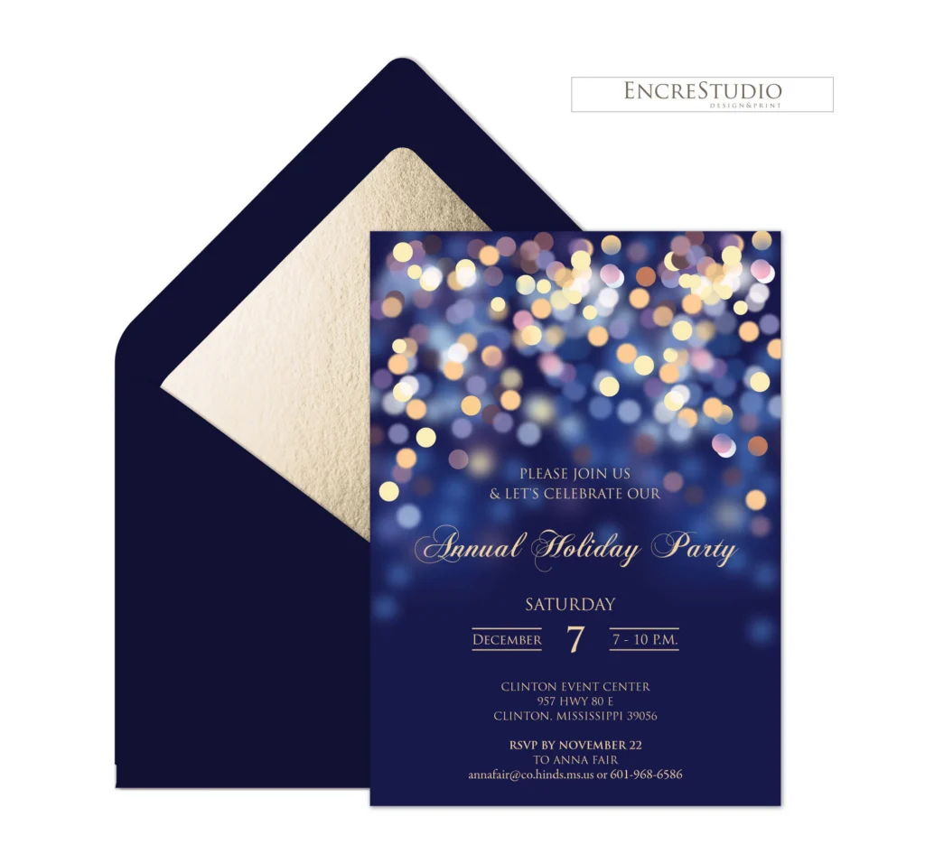 Editable Annual Company Party Invitation