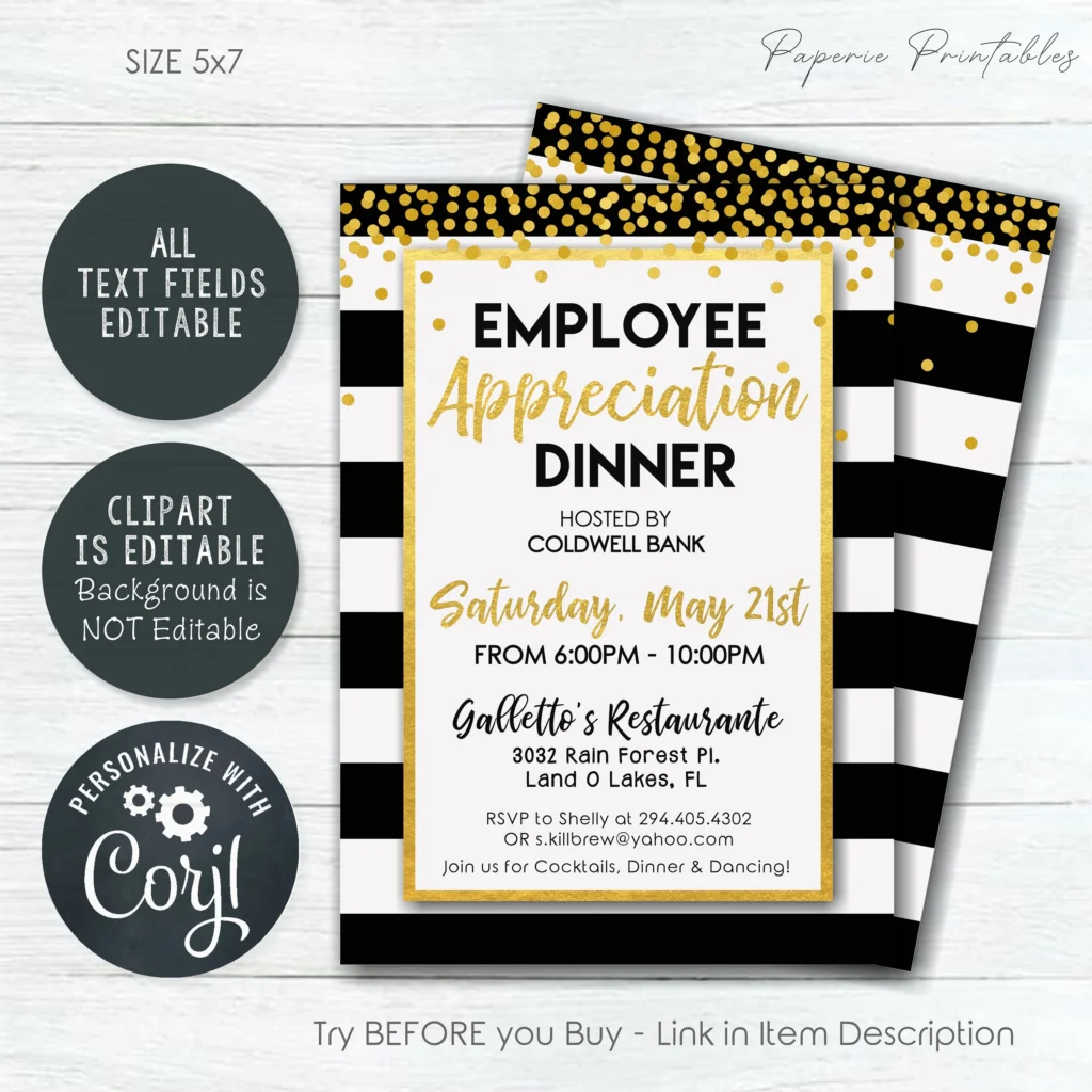 Editable Client Appreciation Party