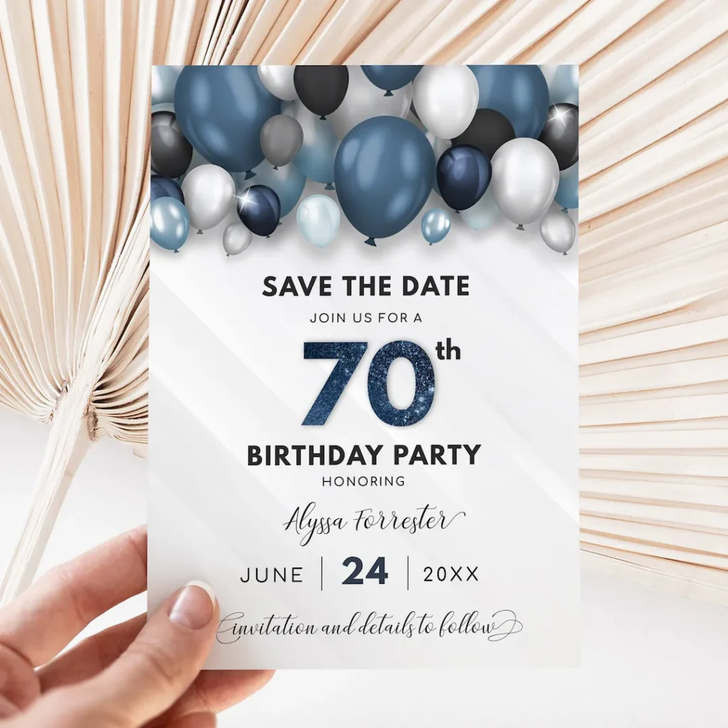 Editable Save The Date Template Birthday Editable Save The Date Template Birthday
