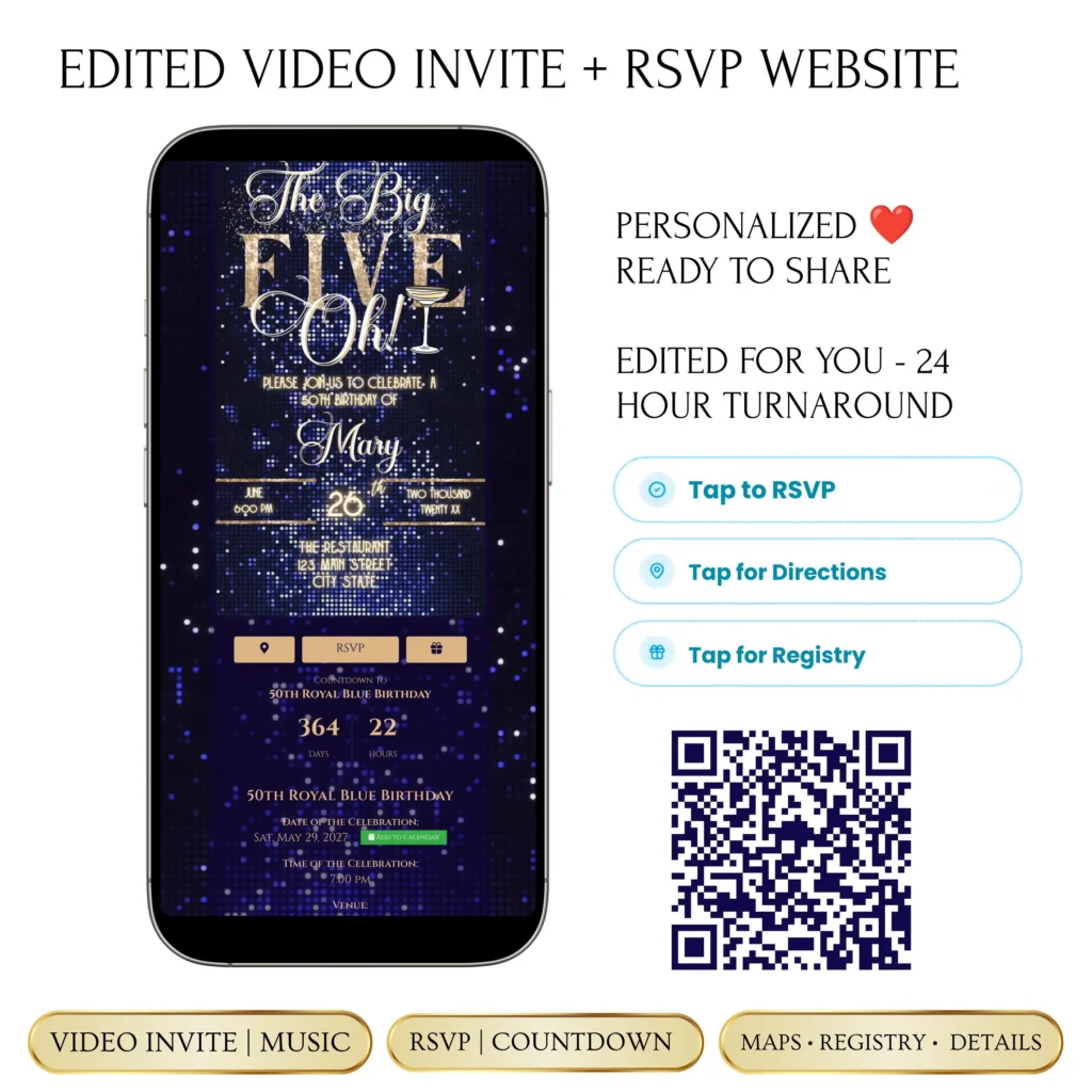 Edited For You Video Invite Customized Edited For You Video Invite Customized