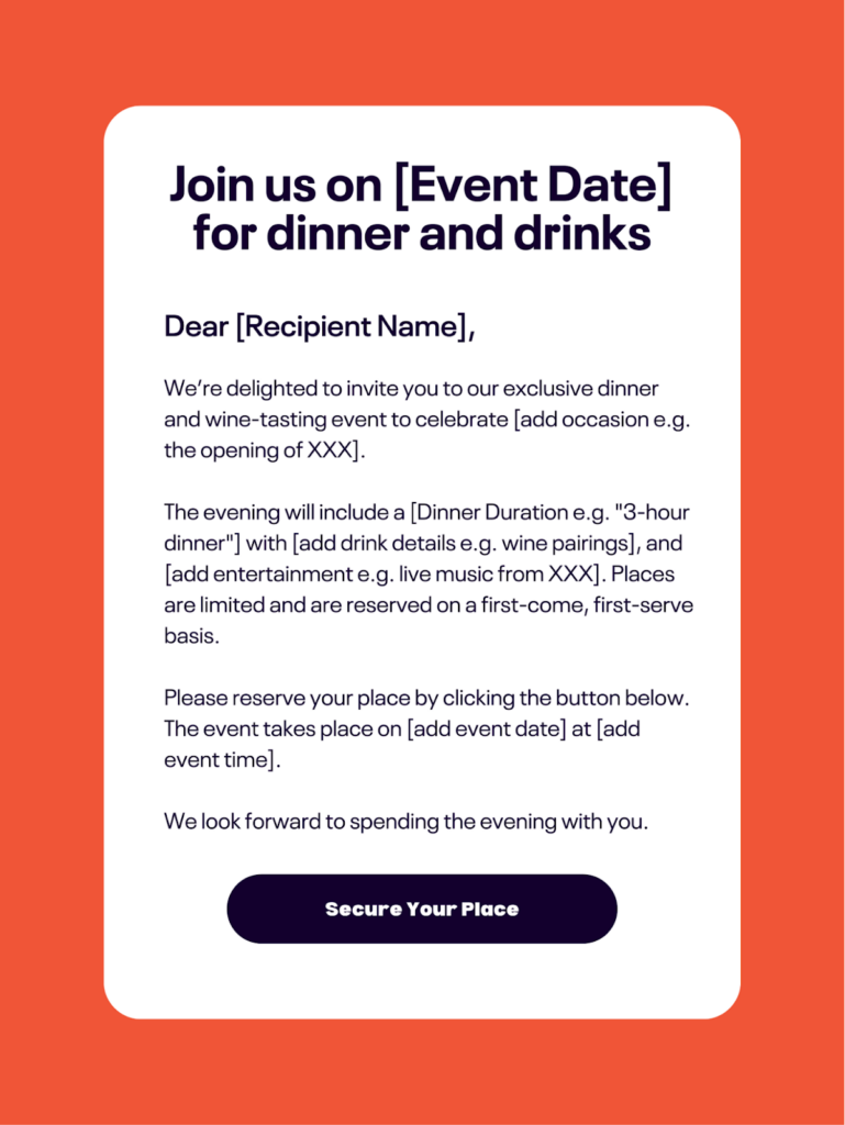 Event Invitation Email Ds00