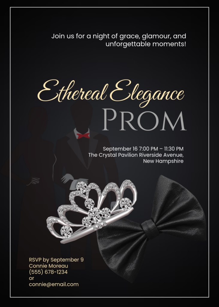 Formal Prom Invitation