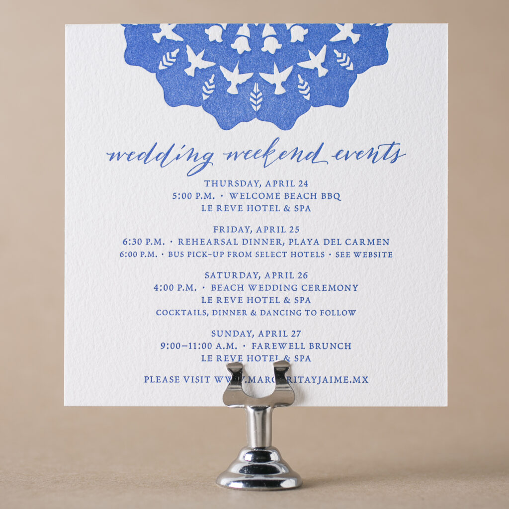 Help Invites For Multiple Events For Wedding
