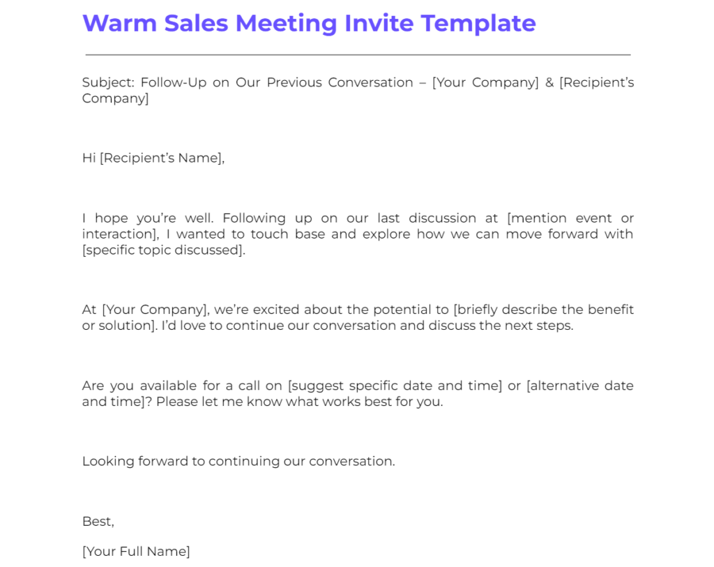 How To Write Meeting Invites