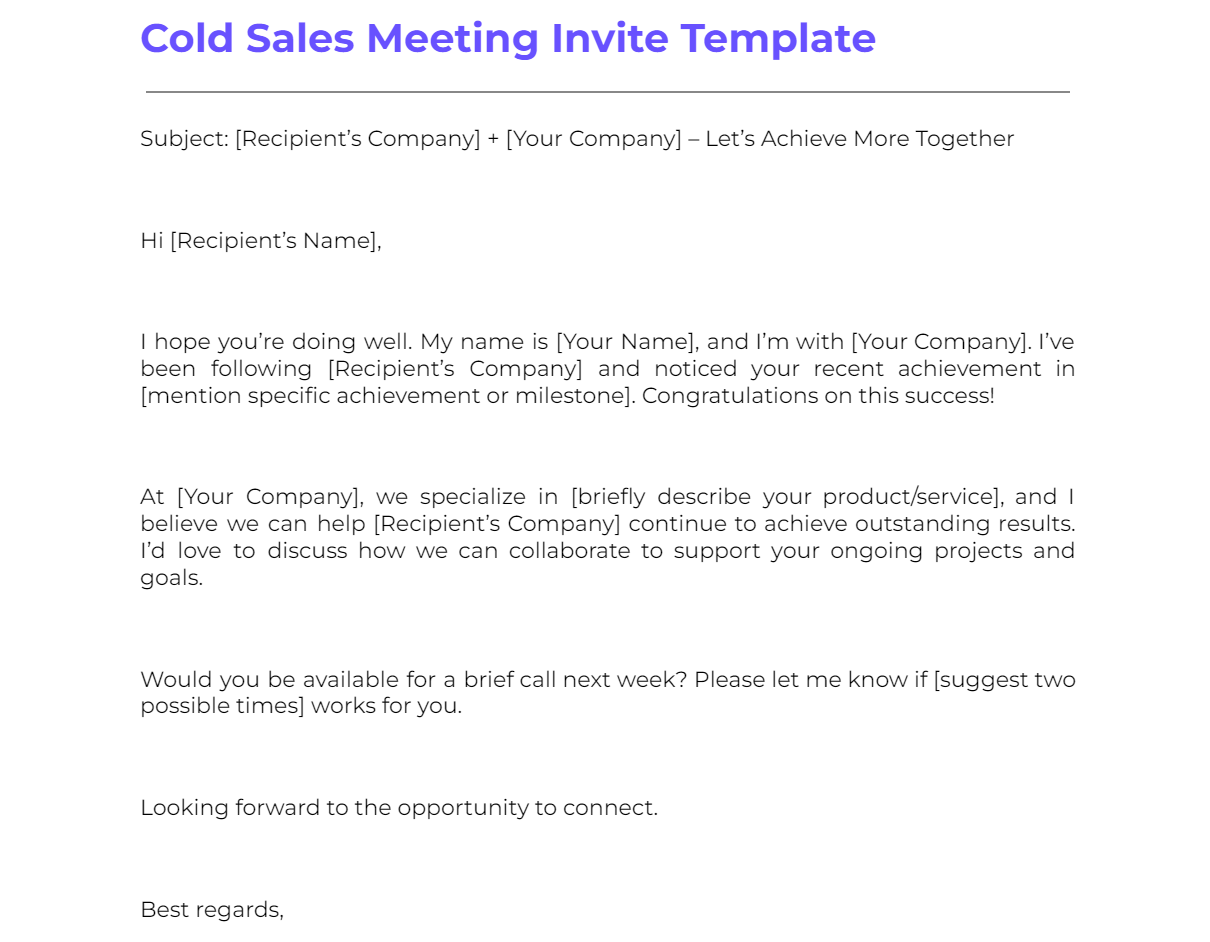 How To Write Meeting Invites