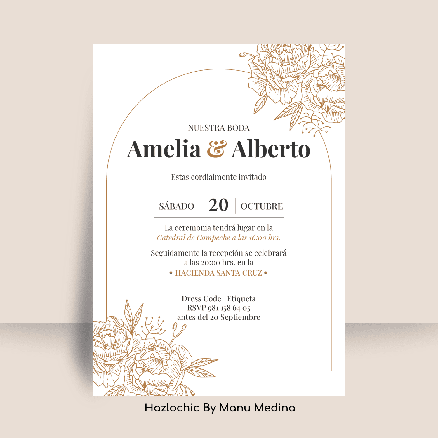 Invitacion Boda Pdf