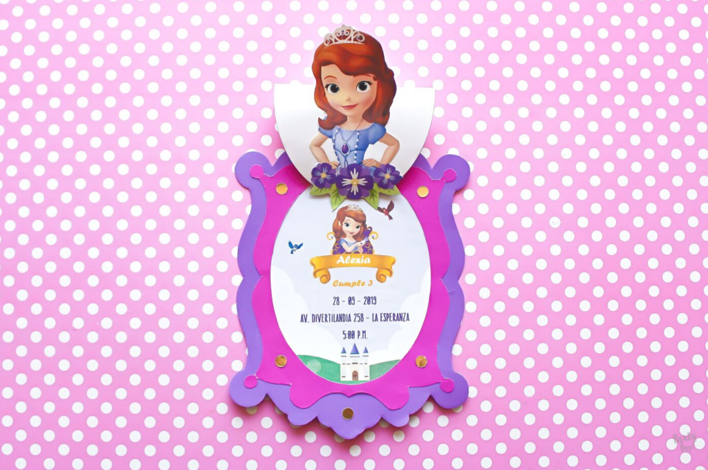 Invitacion Princesa Sofia