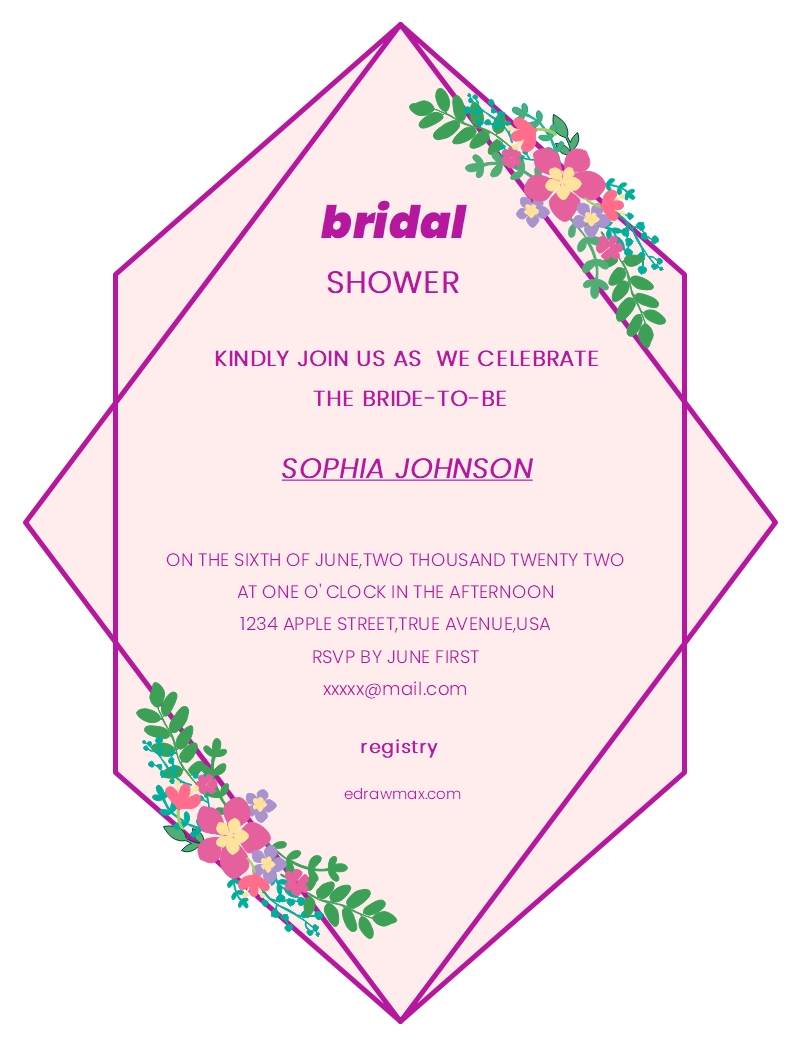 Invitation Card Examples