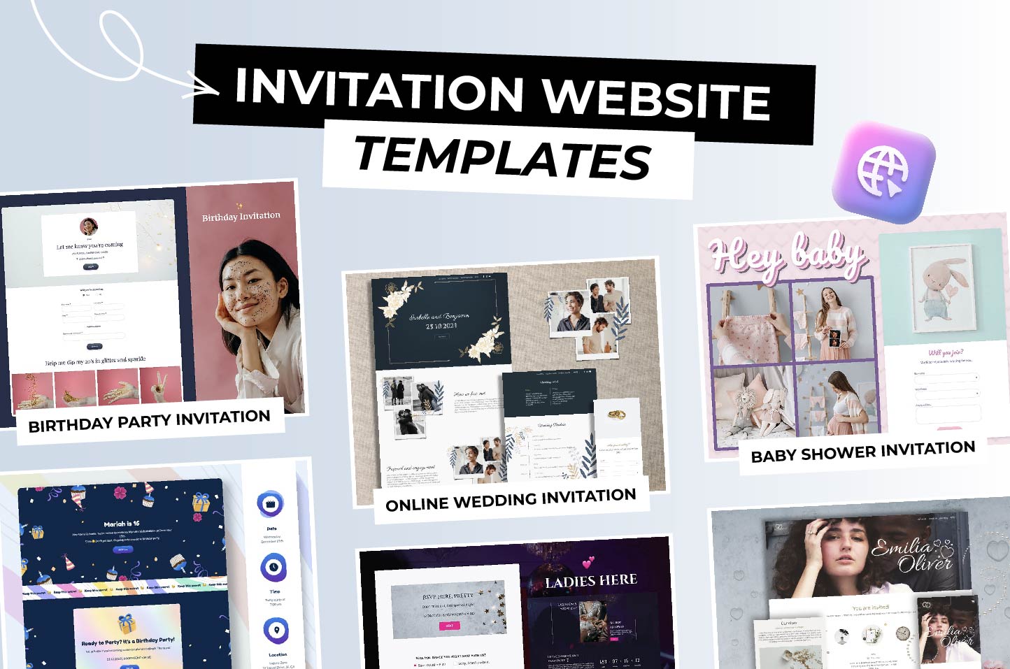 Invitation Website Template