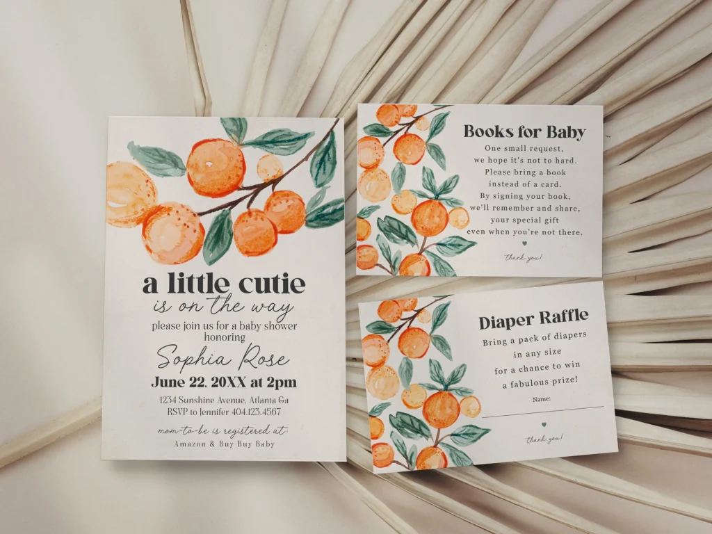 Little Cutie Is On The Way Baby Shower 39810