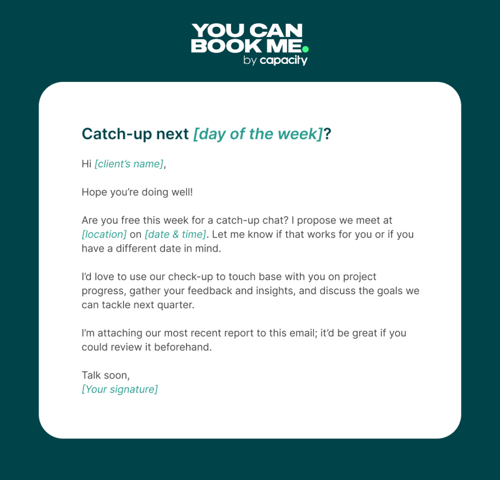 Meeting Invitation Email