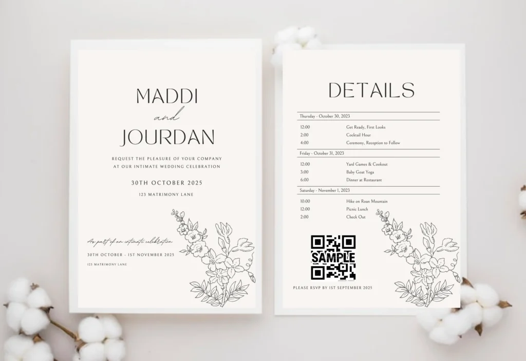 Micro Wedding Invitation Template Multi Micro Wedding Invitation Template Multi