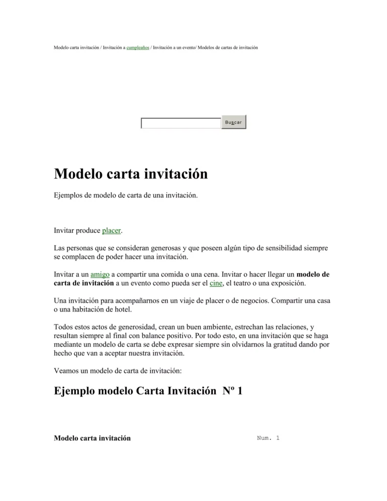 Modelo Carta Invitacin Modelo Carta Invitacin