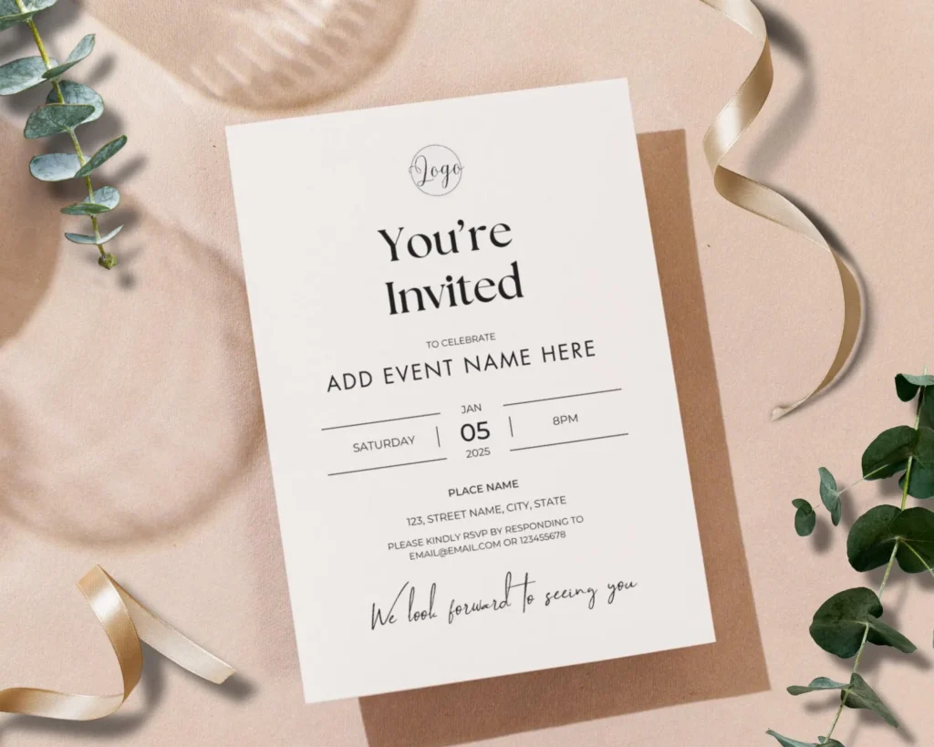 Modern Business Invitation Template Modern Business Invitation Template