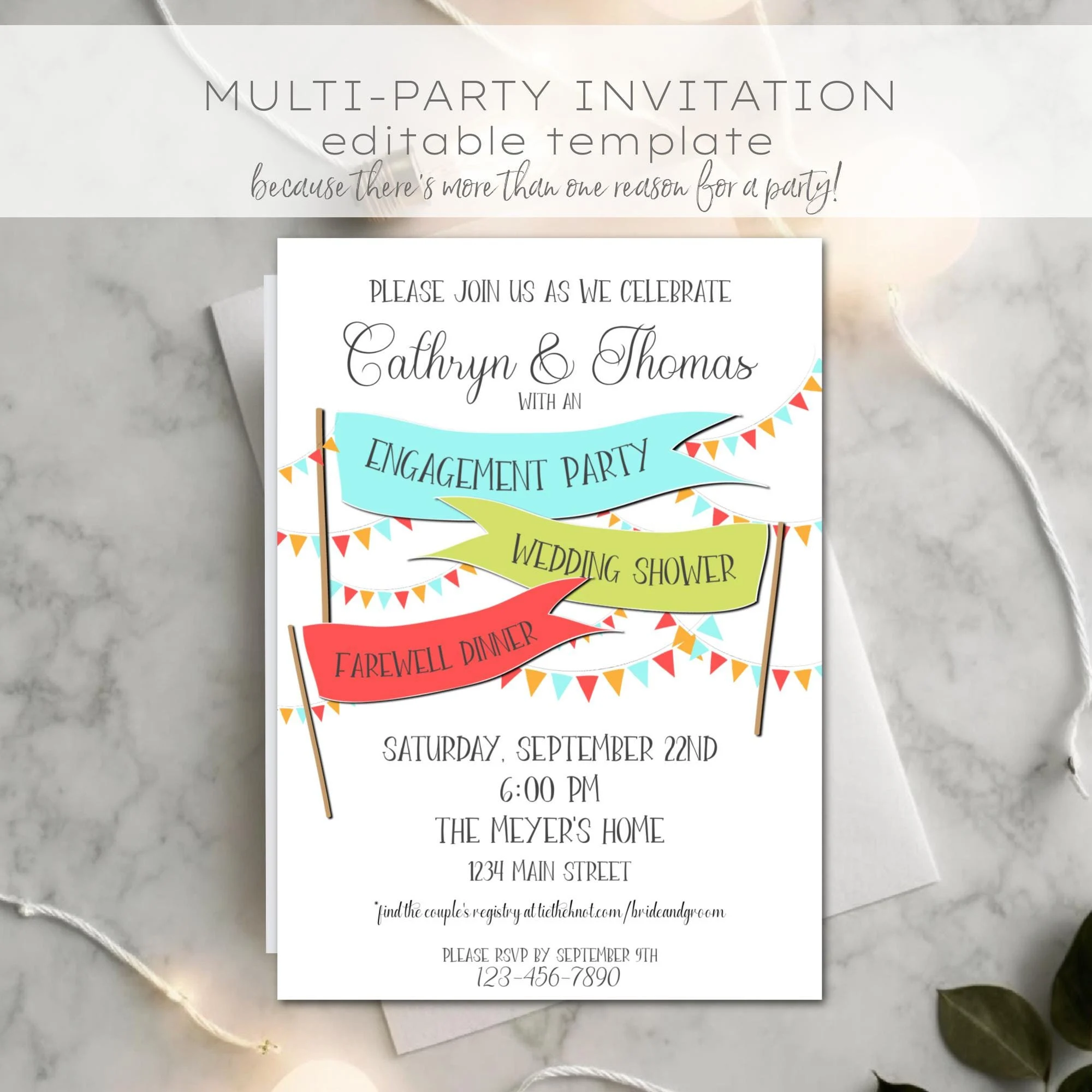 Multi Event Invitation