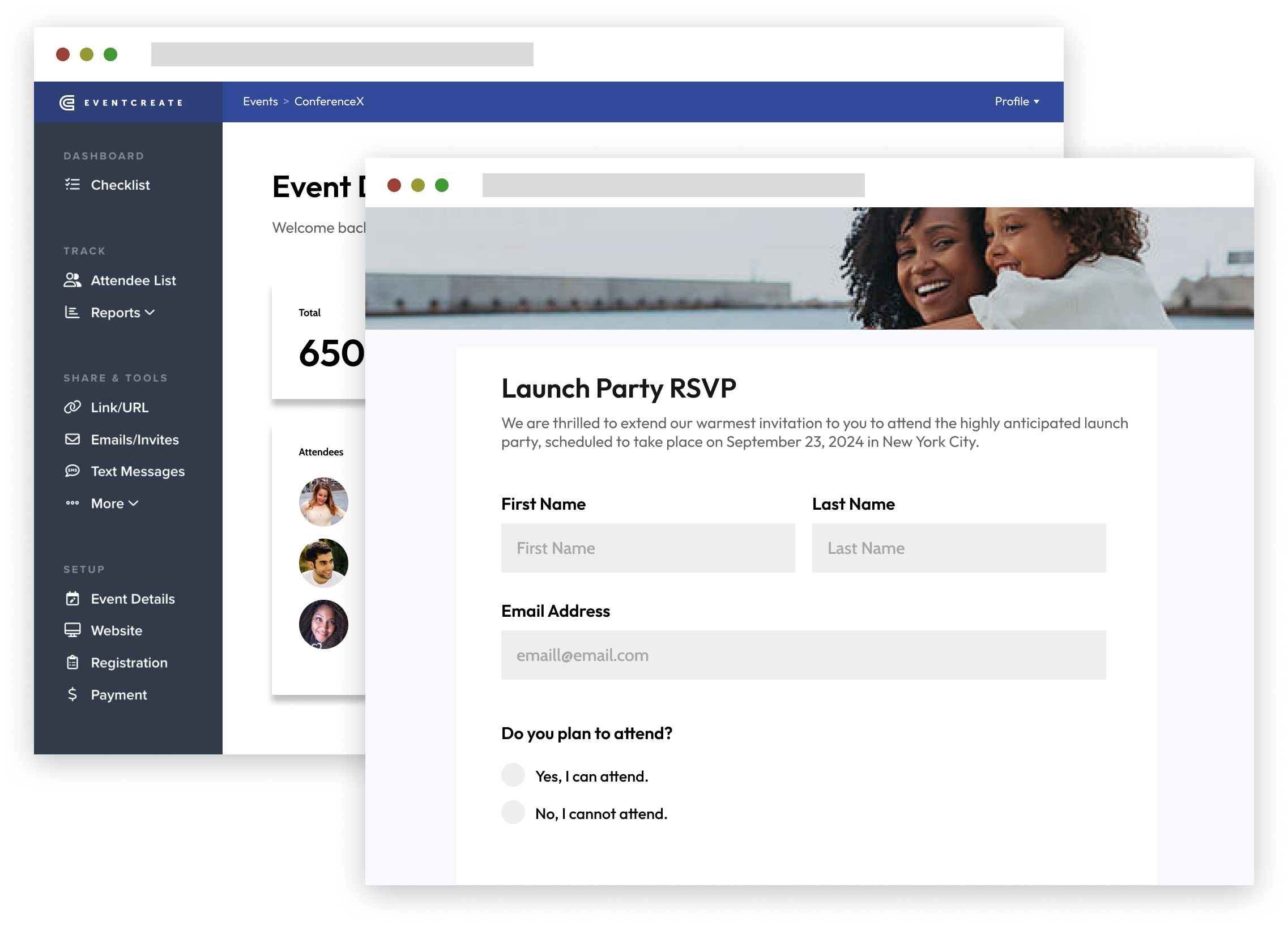 Online Rsvp