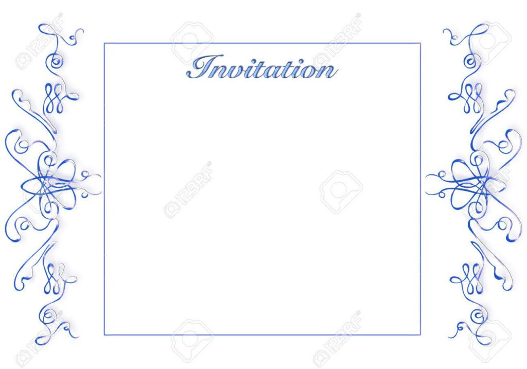 Photo 30786373 Tarjeta De Invitaci n De La Boda En El Fondo Blanco