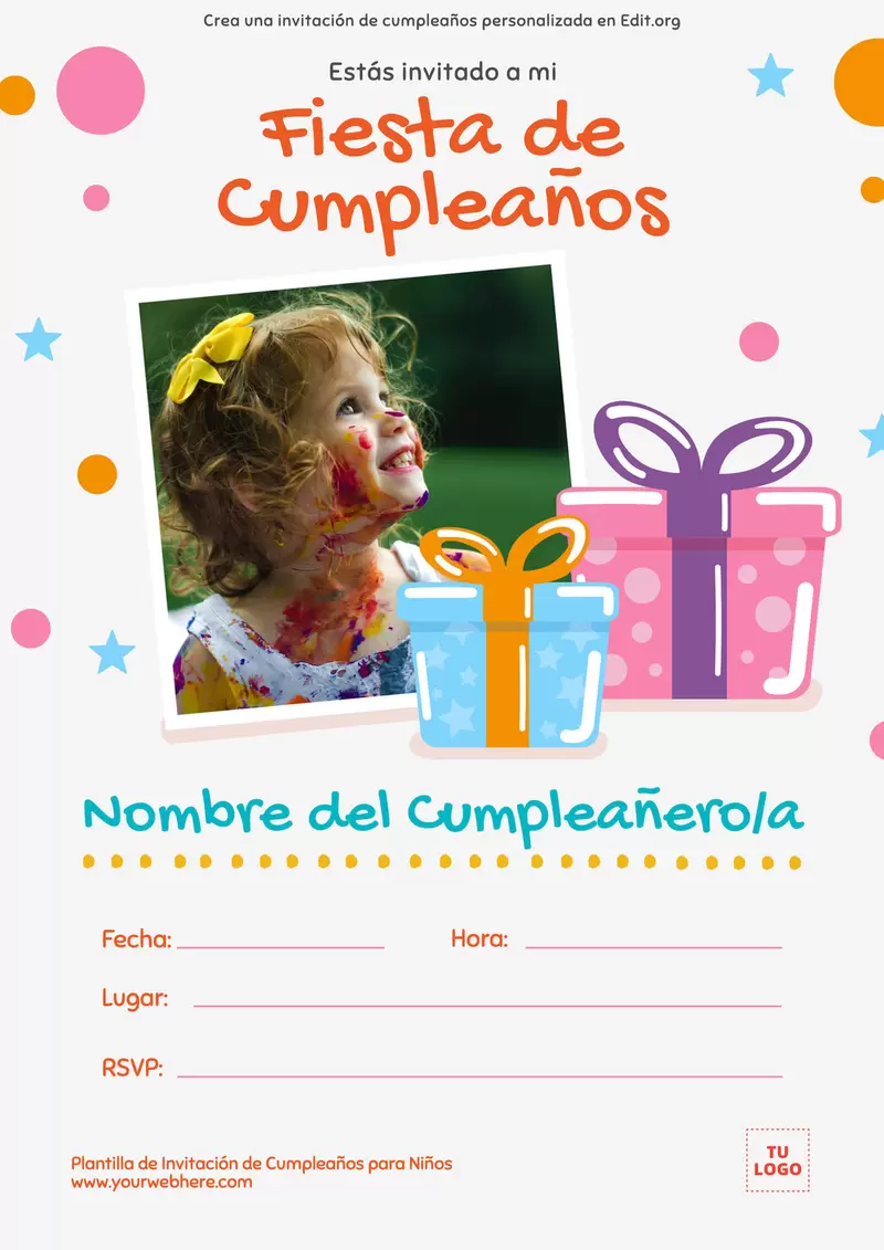 Plantillas Invitacion Cumpleanos