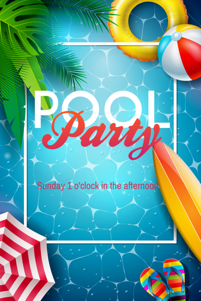 Pool Party Invitation Summer Id2150508 Pool Party Invitation Summer Id2150508