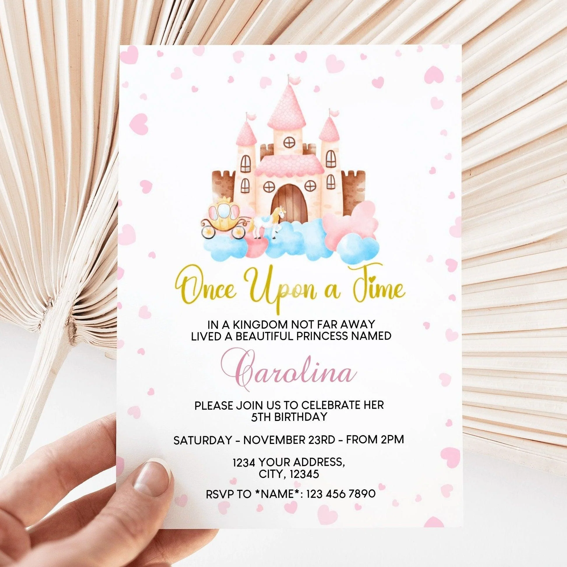 Princess Invitation