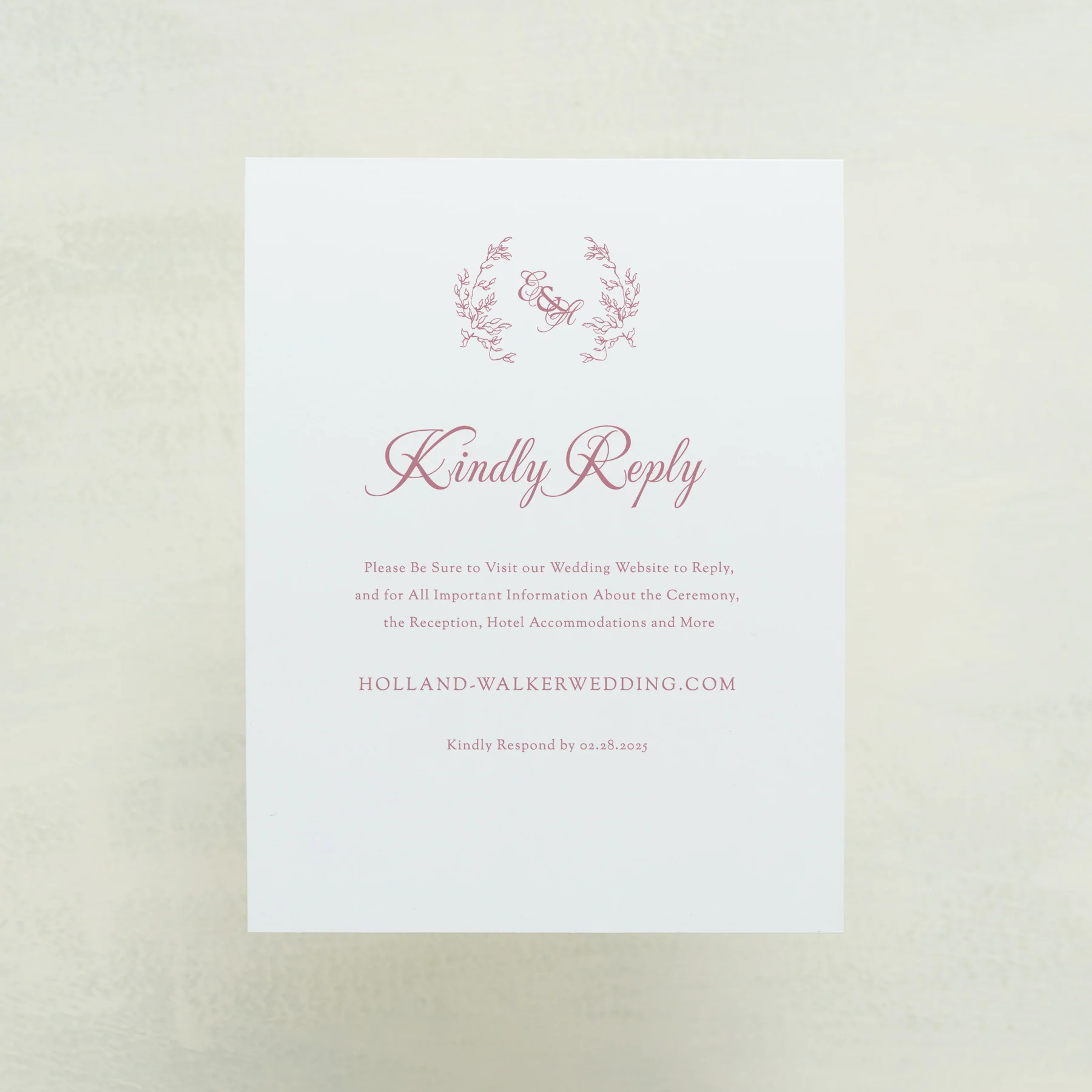 Promenade Digital Rsvp Card