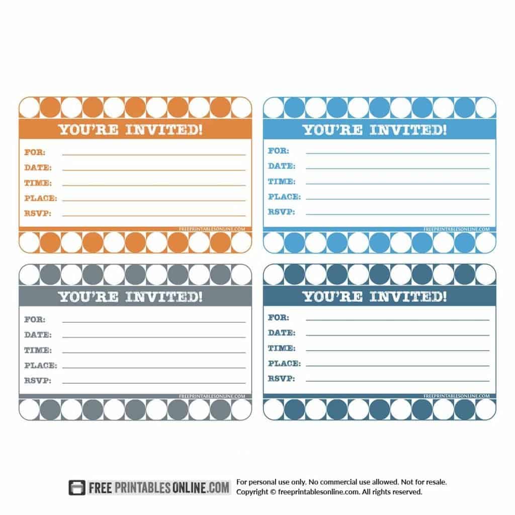 Retro Youre Invited Cards Retro Youre Invited Cards