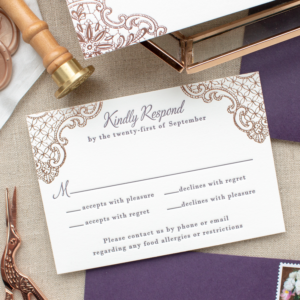Rsvp Card Wording Samples
