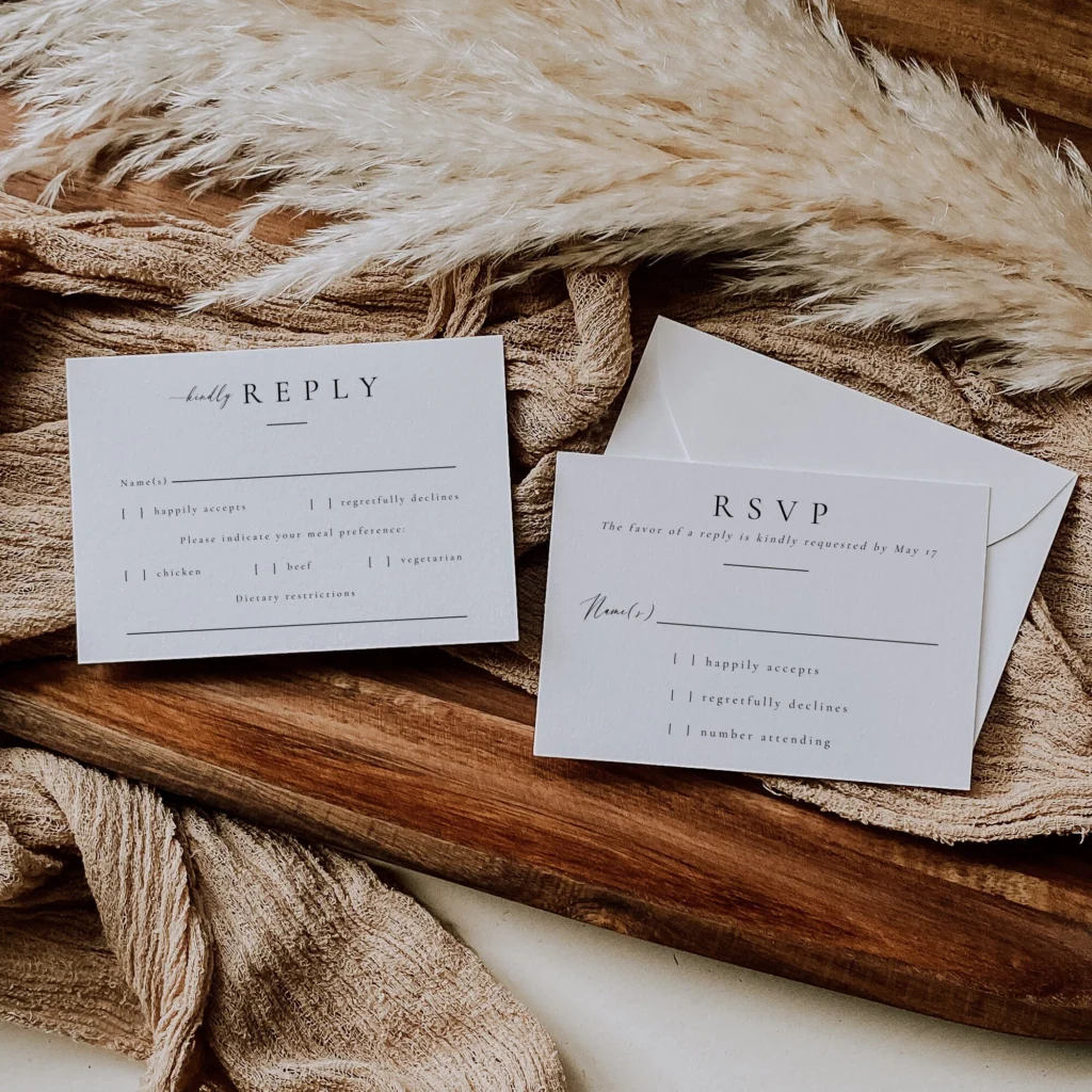 Rsvp Cards For Wedding No Meal Rsvp Cards For Wedding No Meal