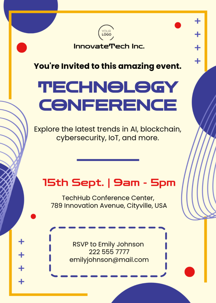 Technology Conference Invitation