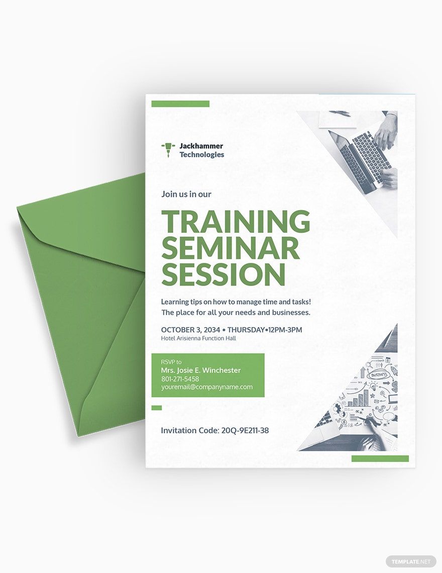 Training Seminar Invitation