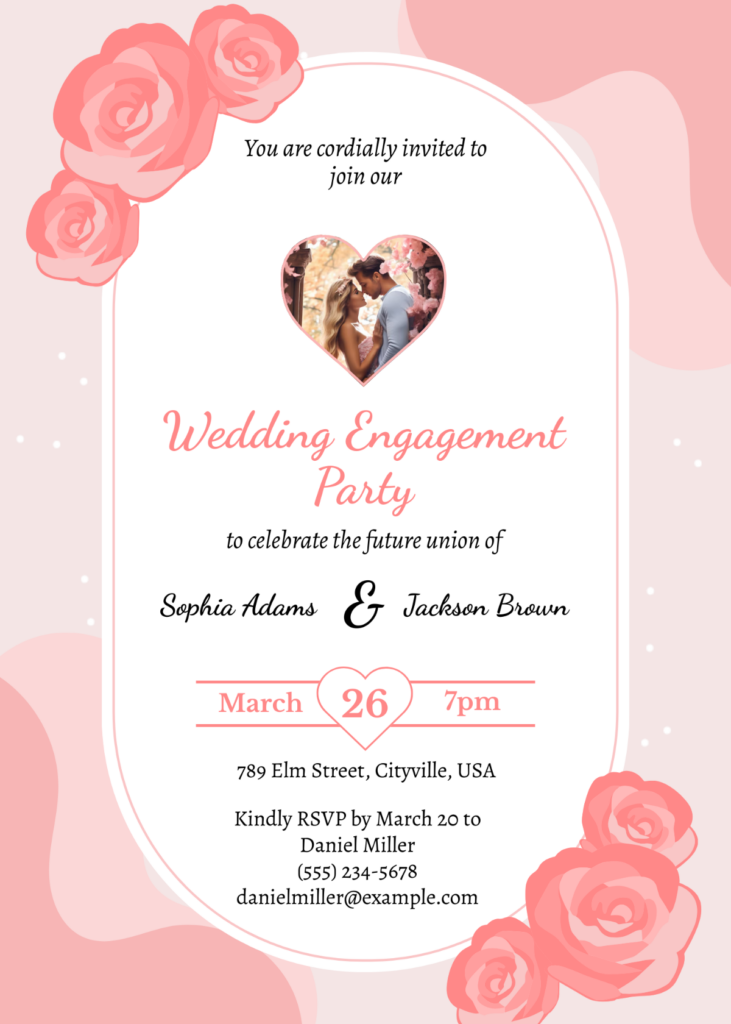 Wedding Engagement Invitation