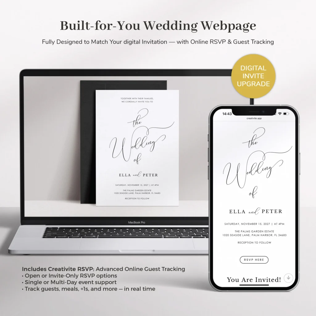 Wedding Website Online Rsvp